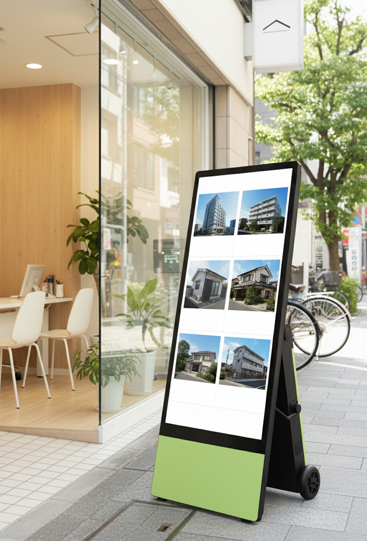 43インチ屋外用電子LED看板